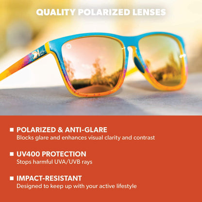 Desert Fast Lanes Sport Sunglasses, Lens Features