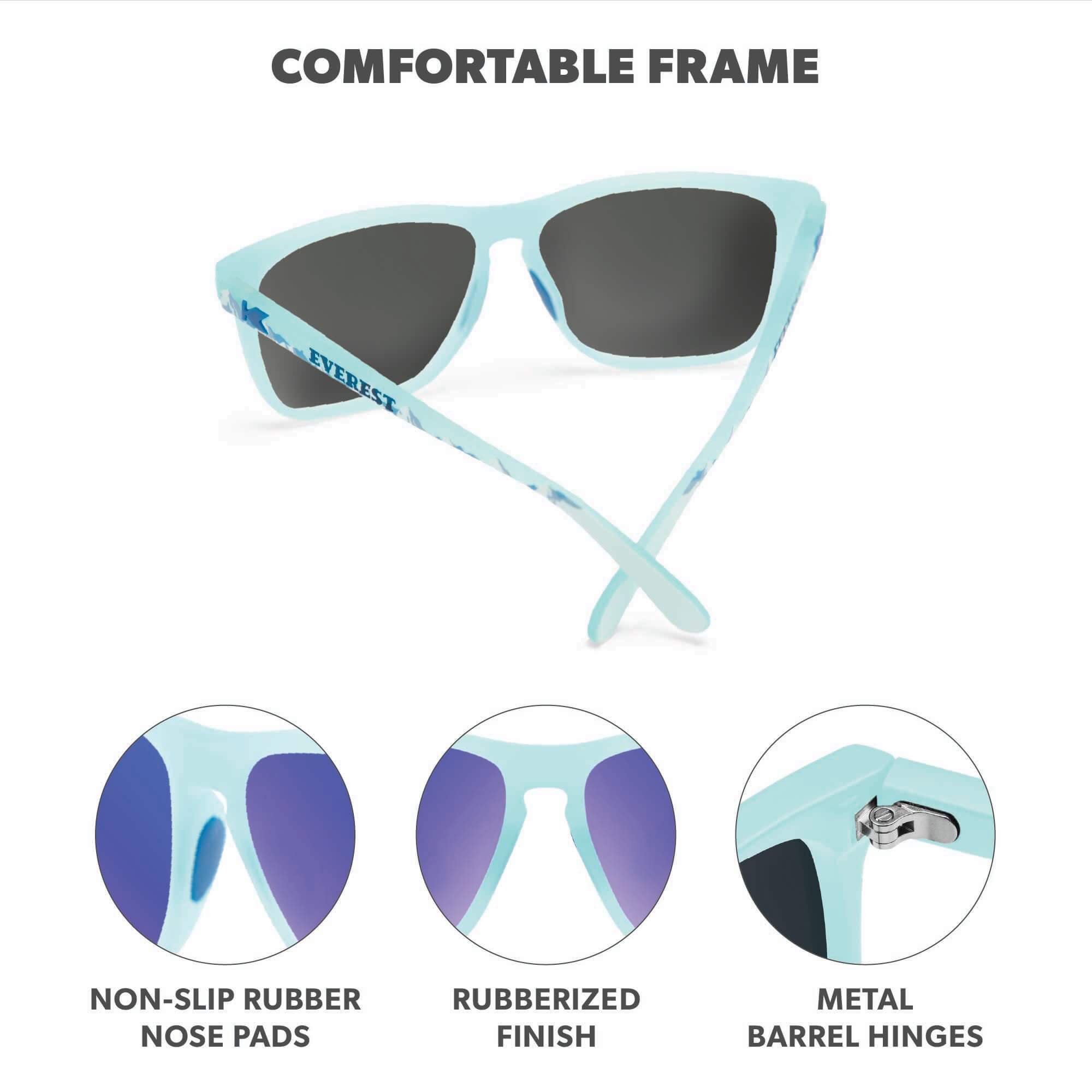 Everest Fast Lanes Sport Sunglasses, Frame Features