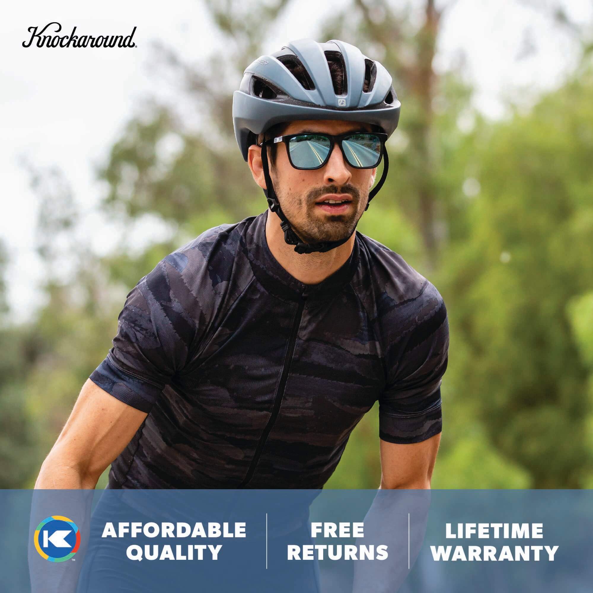 Jelly Black / Sky Blue Fast Lanes Sport Sunglasses