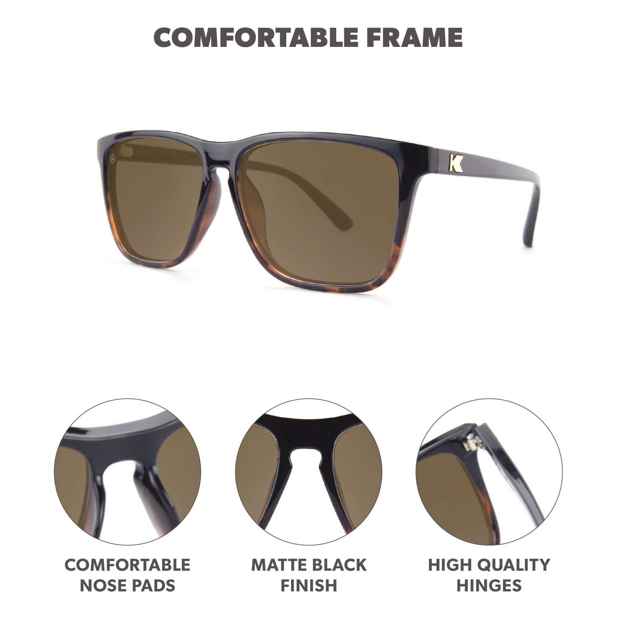 West End Fast Lanes Sunglasses, Frame Features