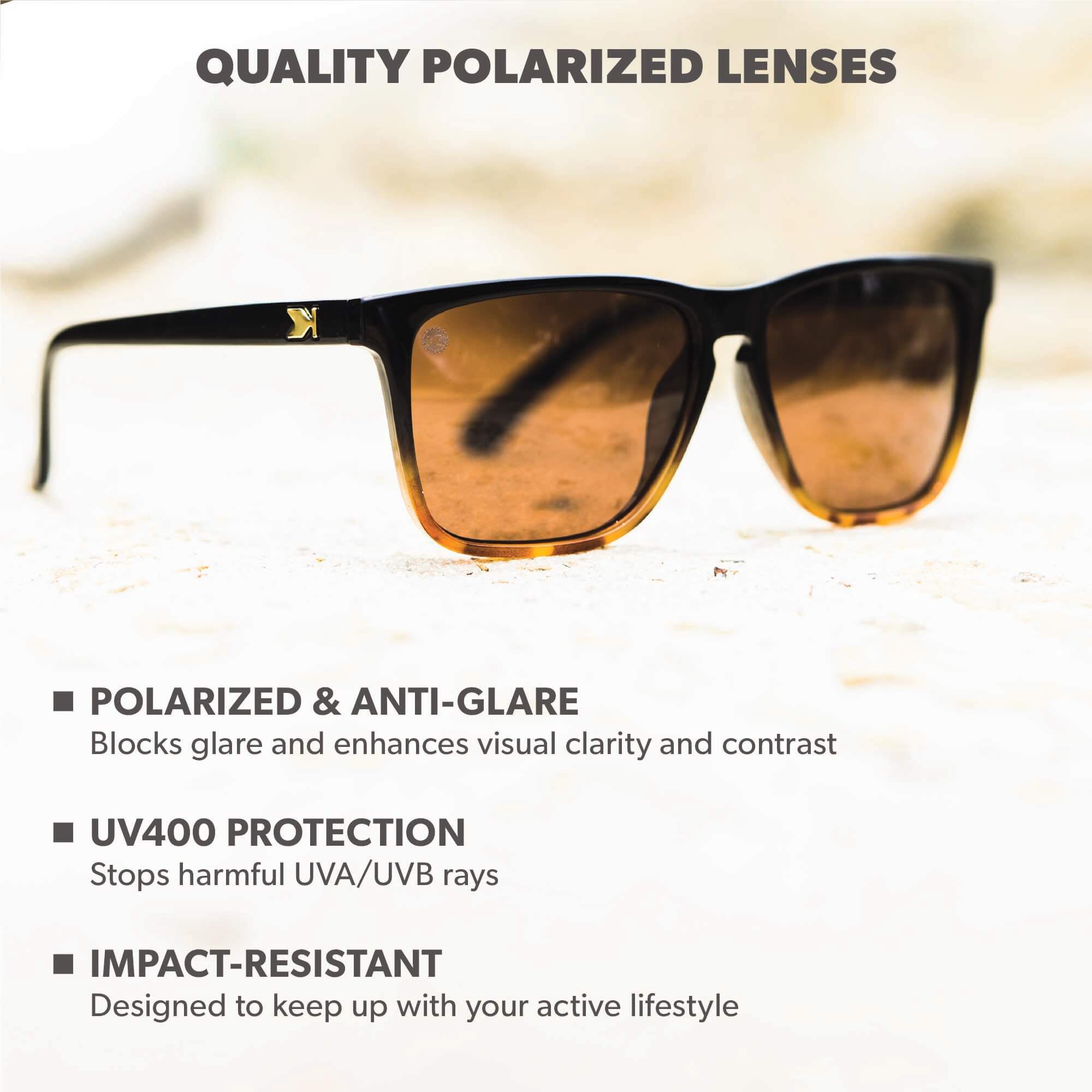 West End Fast Lanes Sunglasses, Lenses Features