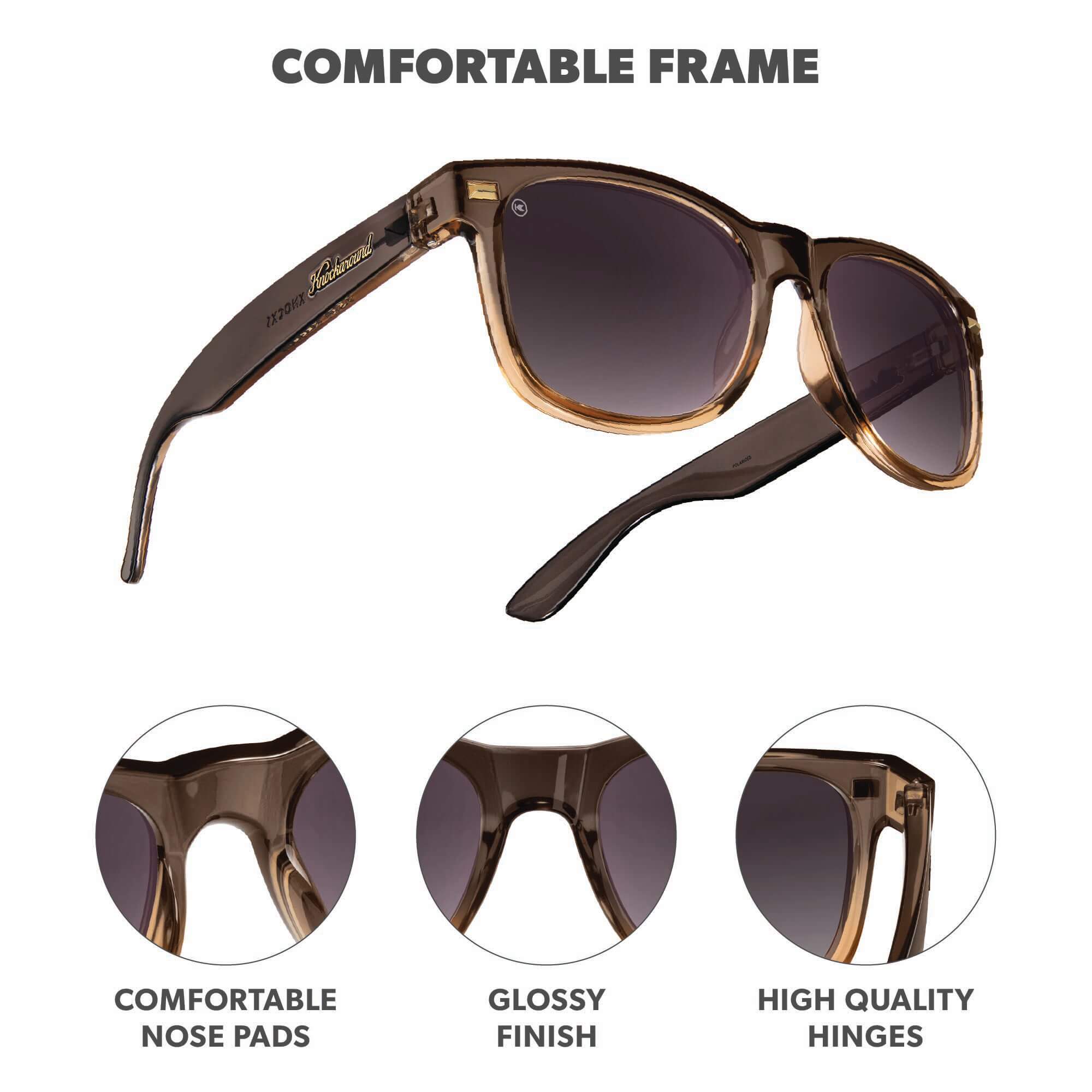 Cortado Fort Knocks Sunglasses, Frame Features
