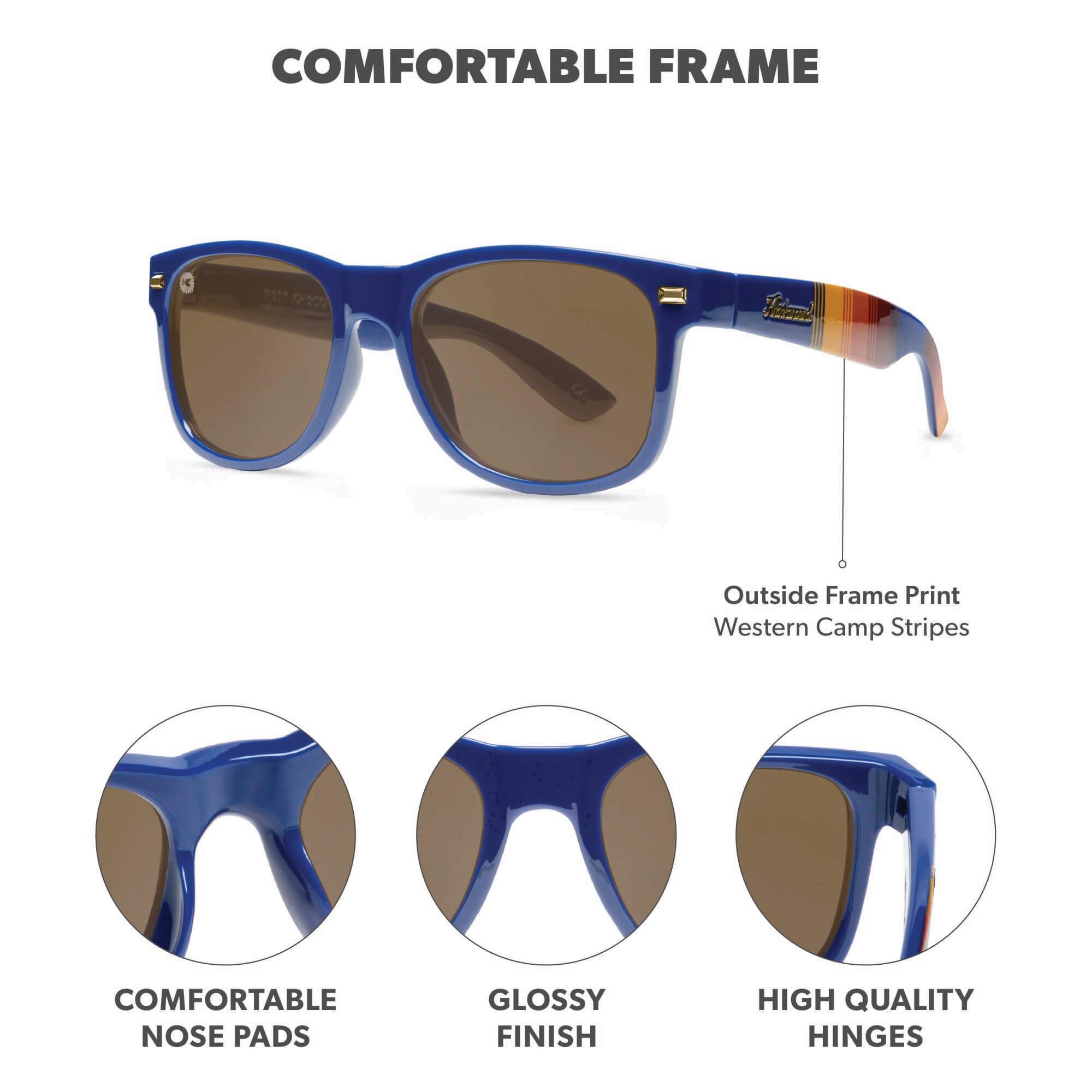 Dockside Fort Knocks Sunglasses, Frame Features