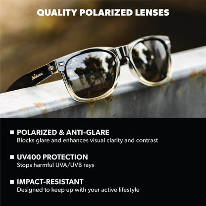 Obsidian Fort Knocks Sunglasses, Lens Features