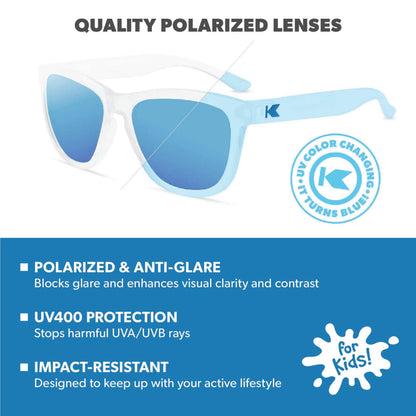Blueberry Jellyfish Kids Premiums Sunglasses, Lens Features