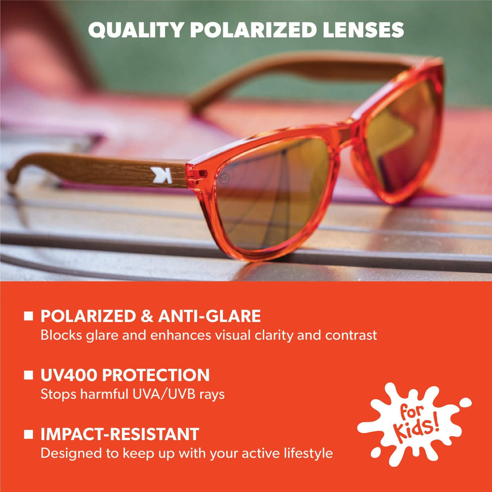 Campfire Kids Premiums Sunglasses, Lens Features