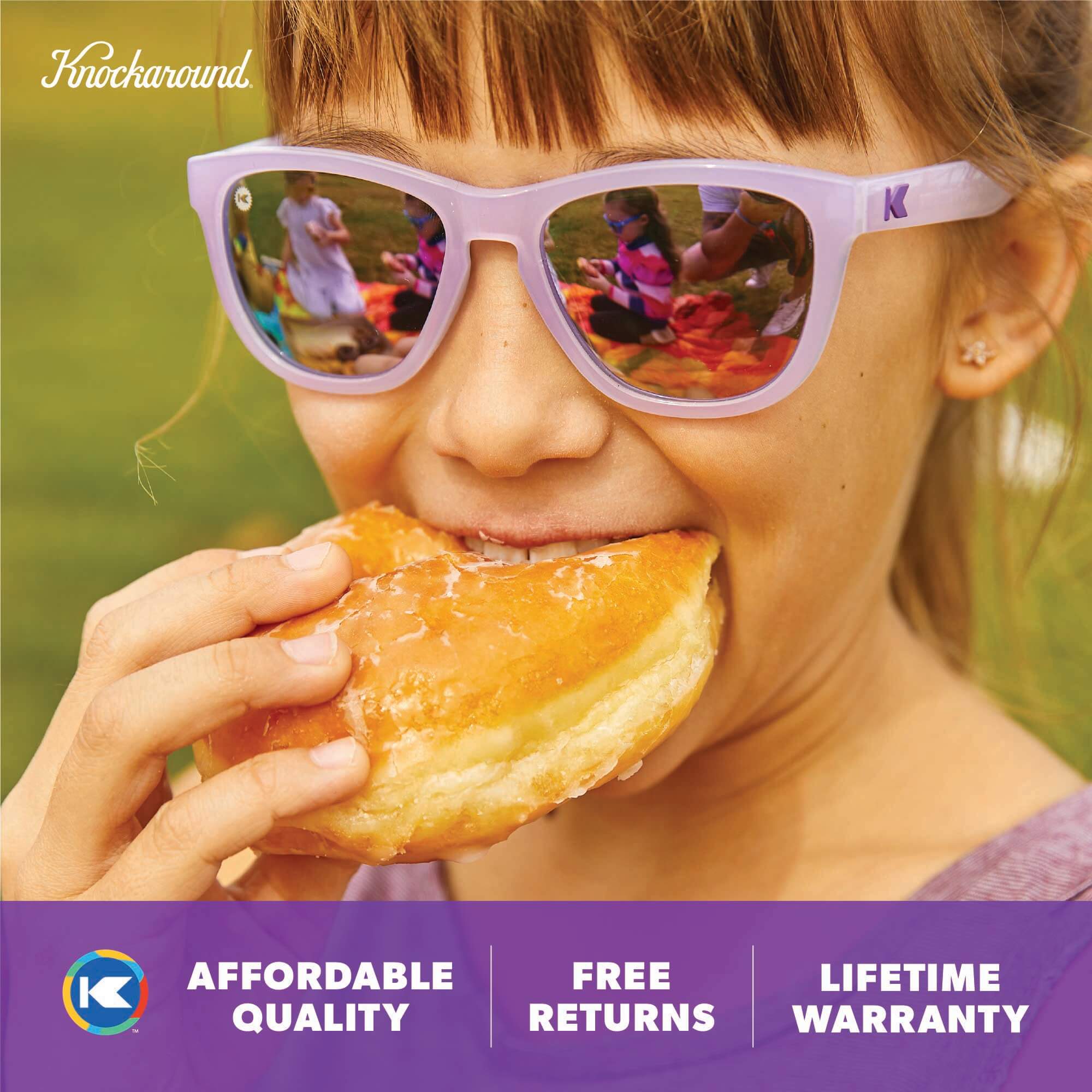 Grape Jellyfish Kids Premiums Sunglasses