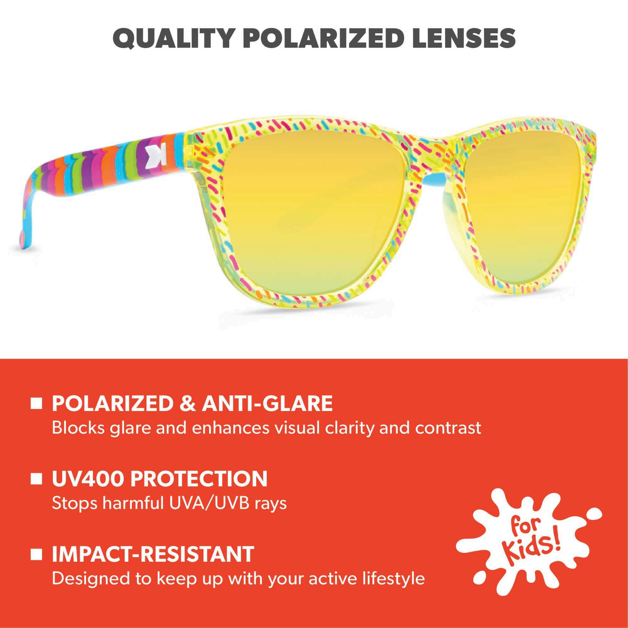 Piñata Party Kids Premiums Sunglasses, Lens Features