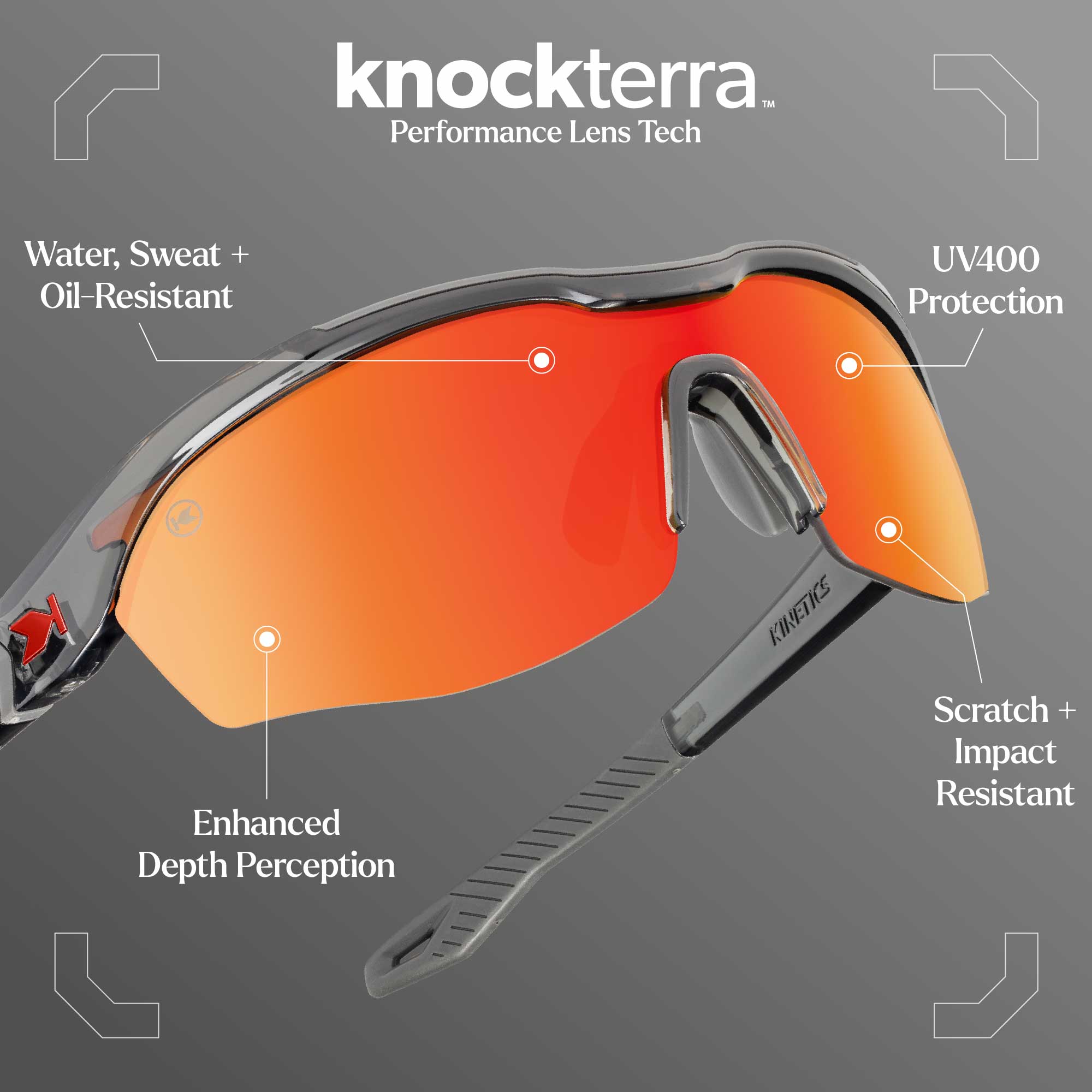 Kinetics Wraparound Sunglasses for Men & Women UV400 | Knockaround
