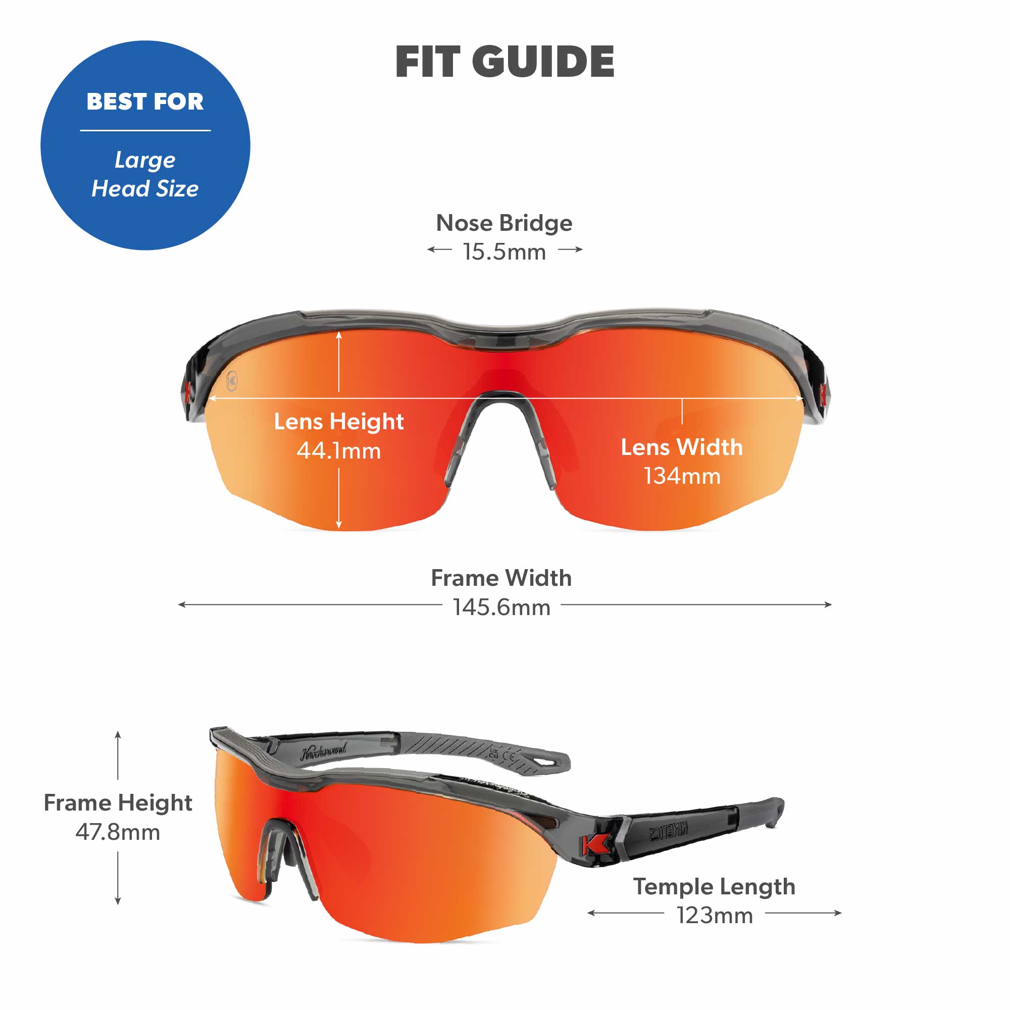 Kinetics Wraparound Sunglasses for Men & Women UV400 | Knockaround