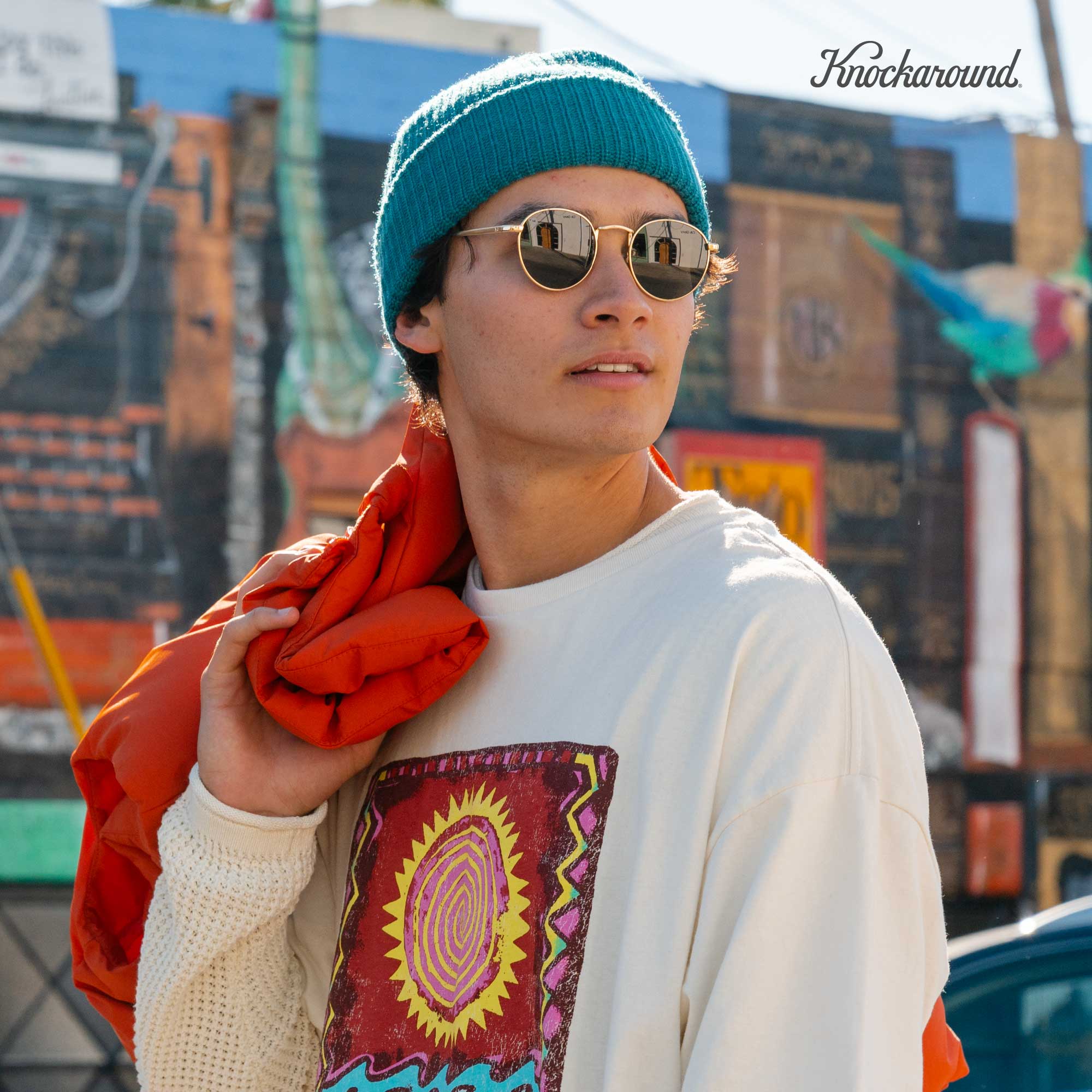 Love & Haights Polarized Trendy Round Sunglasses | Knockaround