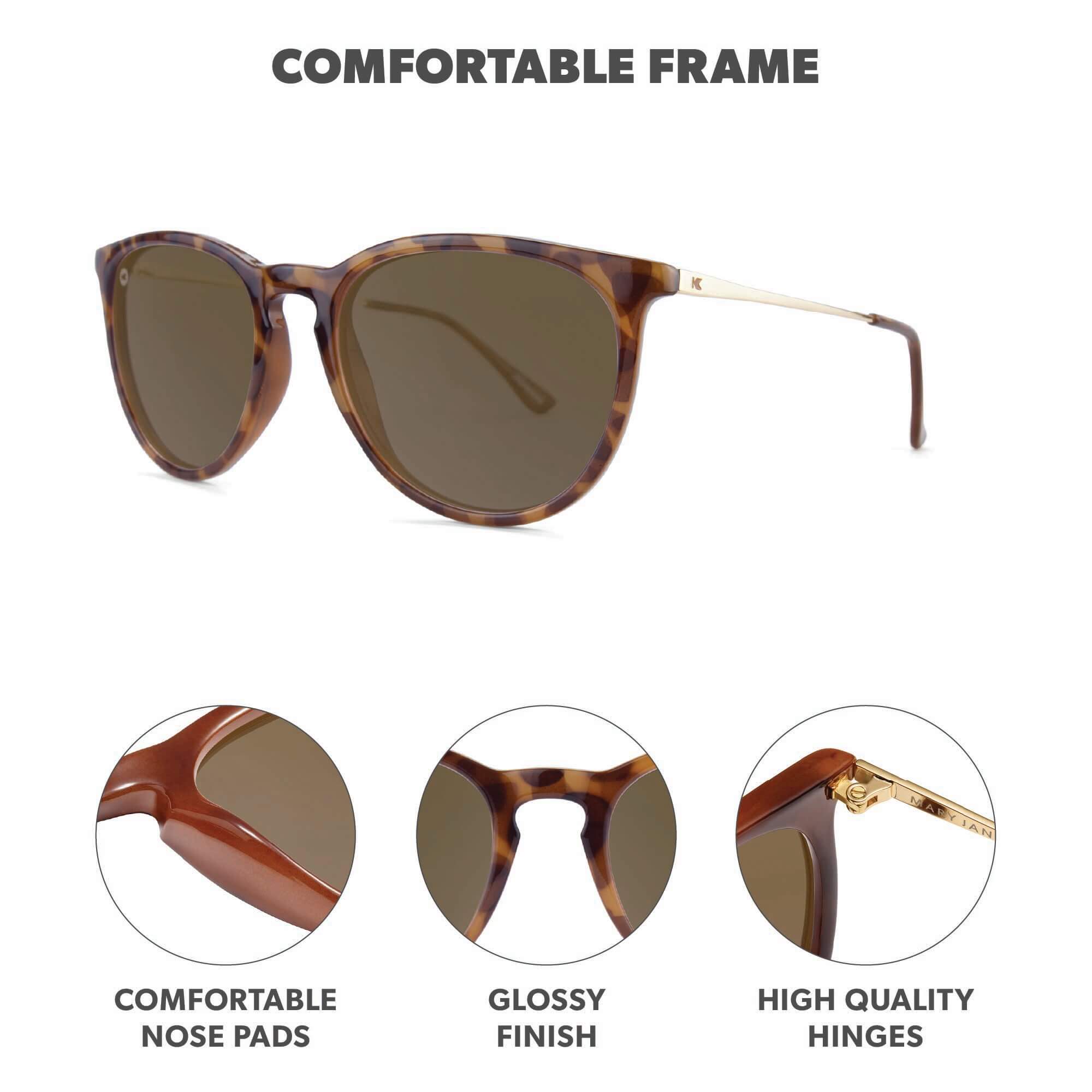 Mary Janes Round Sunglasses Lightweight UV400 | Knockaround Sunglasses