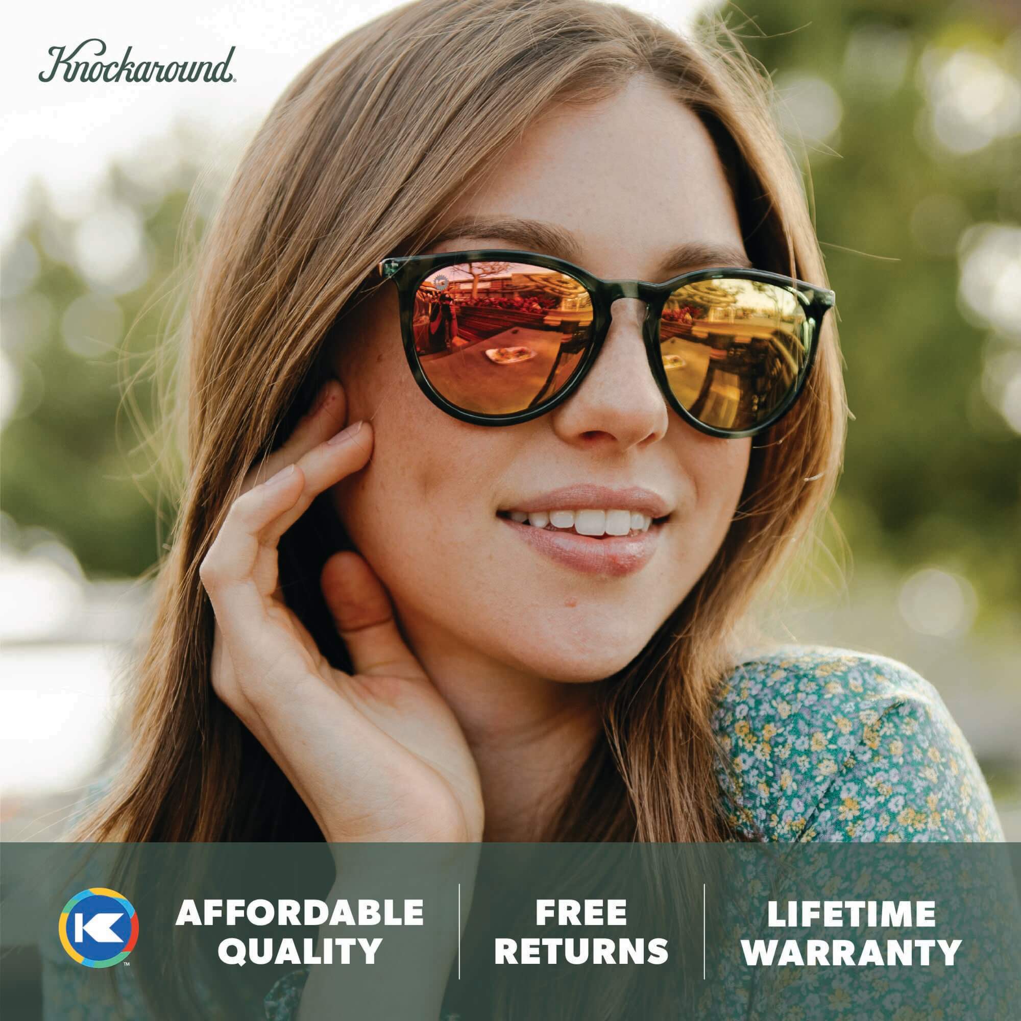Mary Janes Round Sunglasses Lightweight UV400 | Knockaround Sunglasses