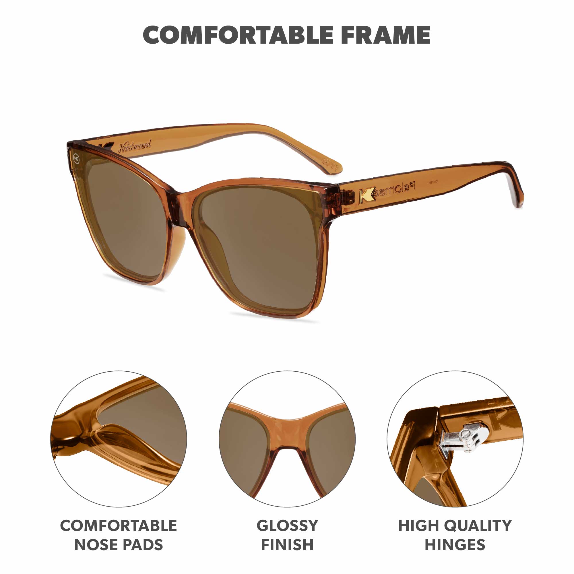 Rio Palomas Sunglasses, Frame Features