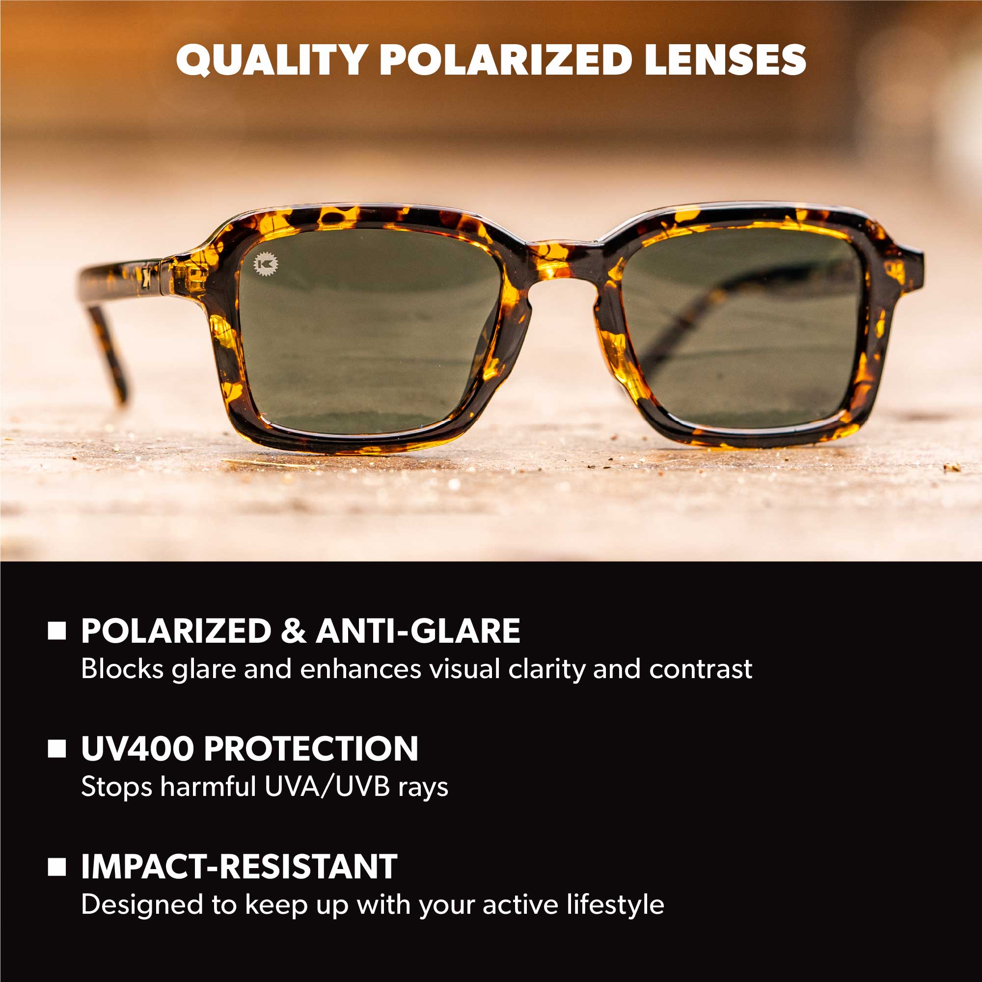 Au Revoir Panoramas Sunglasses, Lens Features