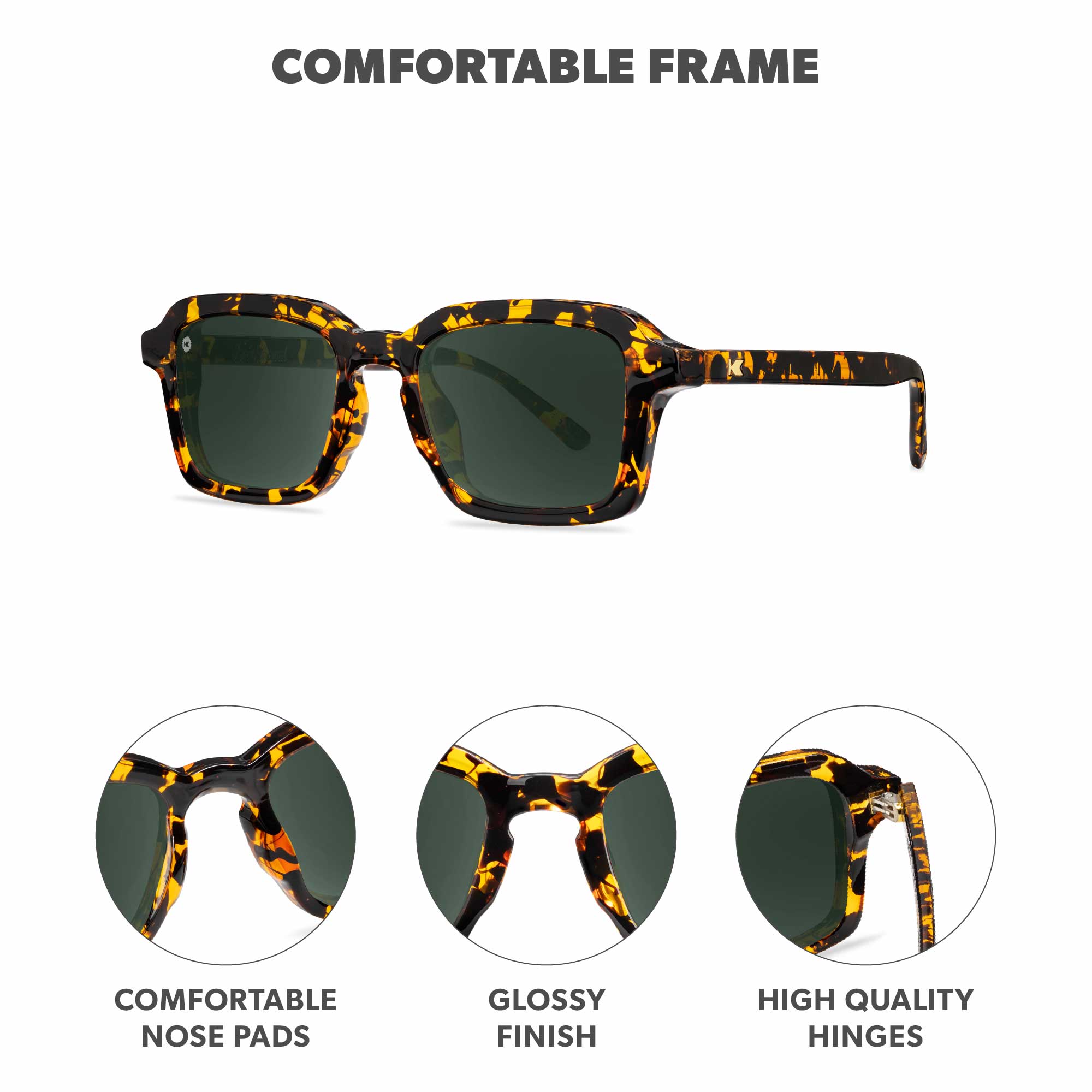 Au Revoir Panoramas Sunglasses, Frame Features