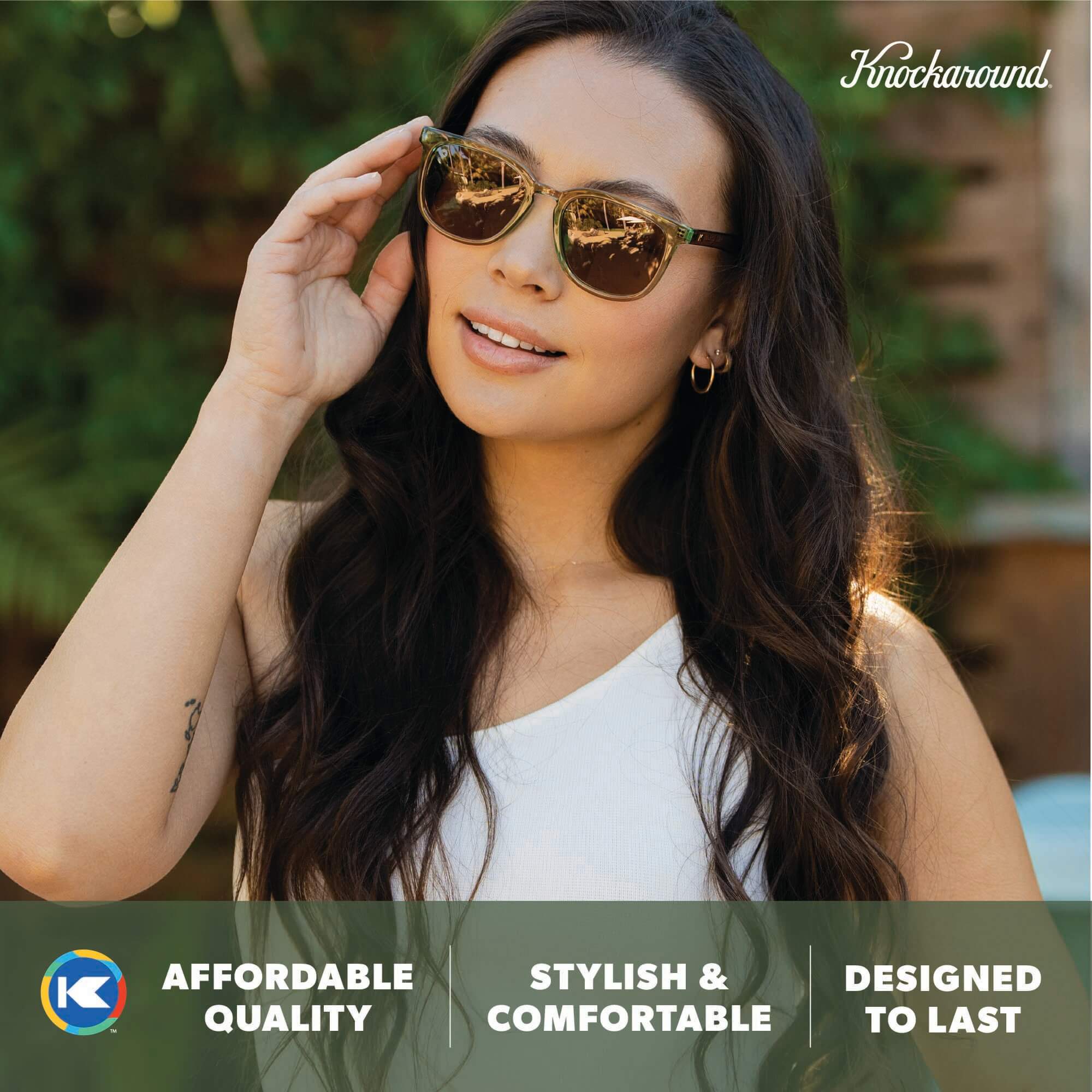 Paso Robles Square Polarized Sunglasses UV400 | Knockaround Sunglasses
