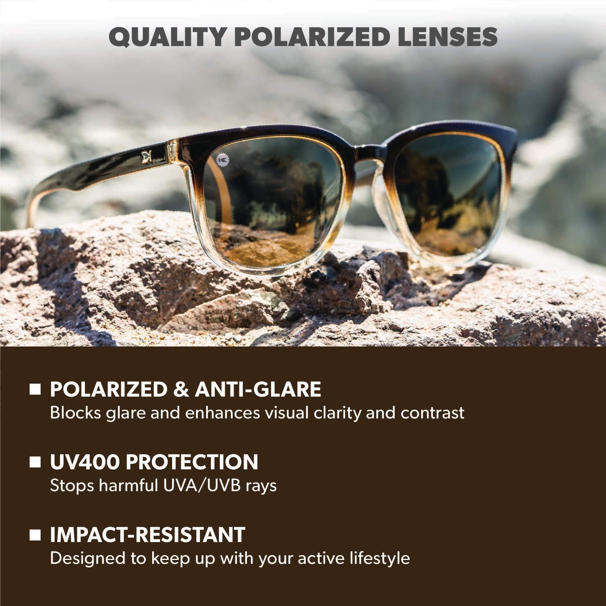 Brookbed Paso Robles Sunglasses, Lens Features