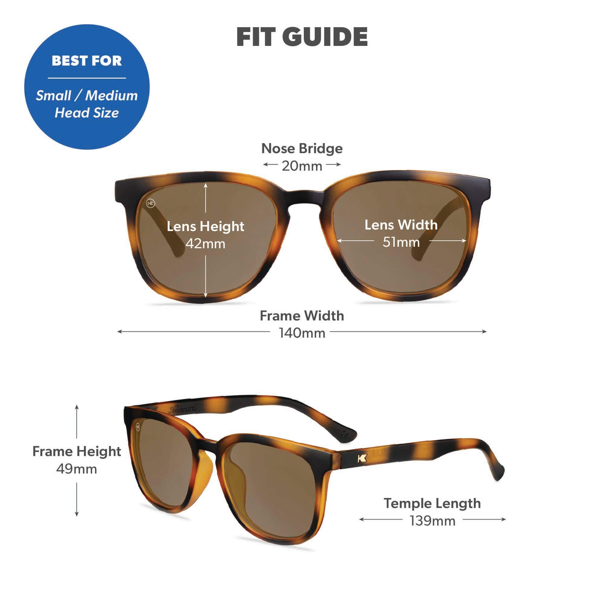 Cypress Paso Robles Sunglasses, Fit Guide
