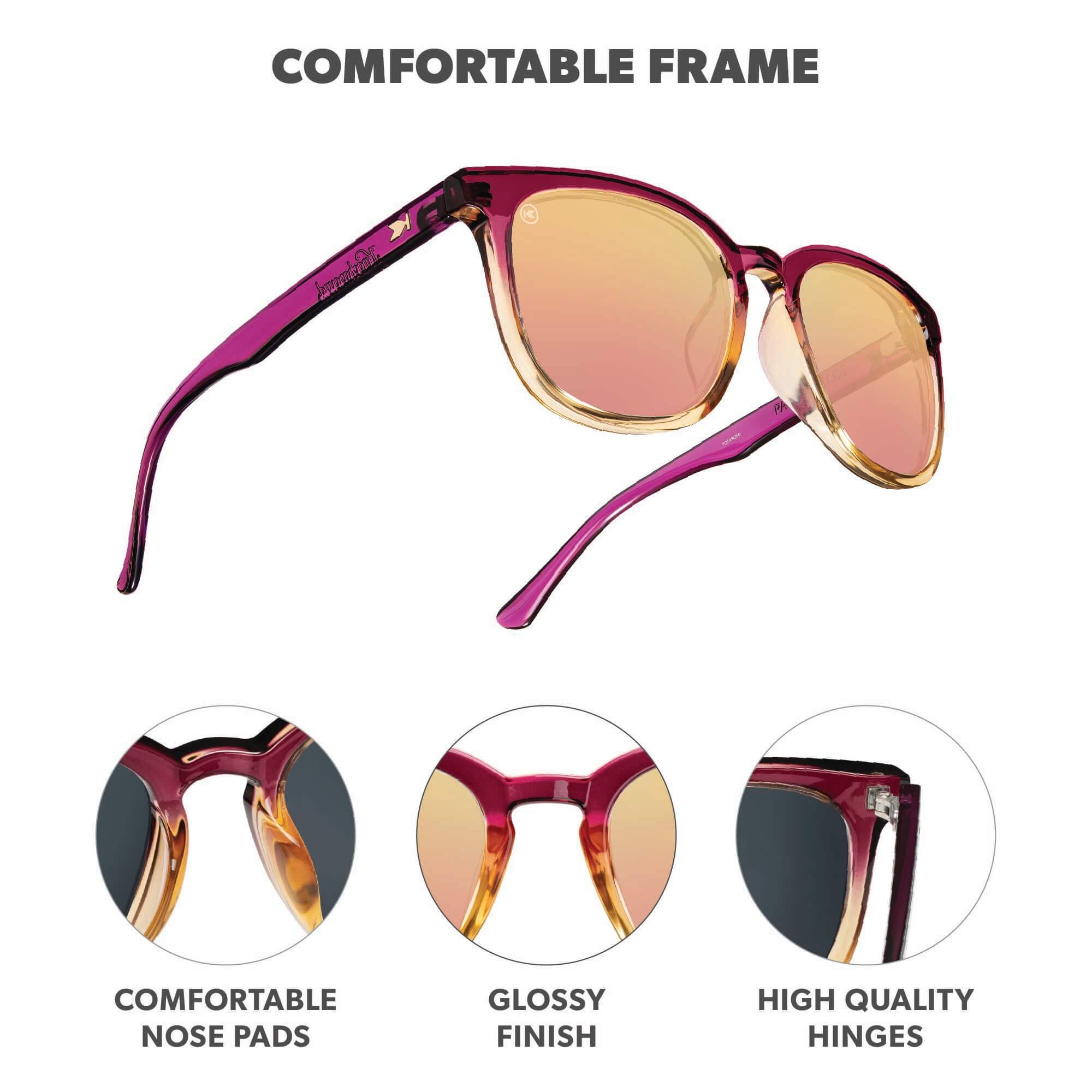 Hot Take Paso Robles Sunglasses, Frame Features