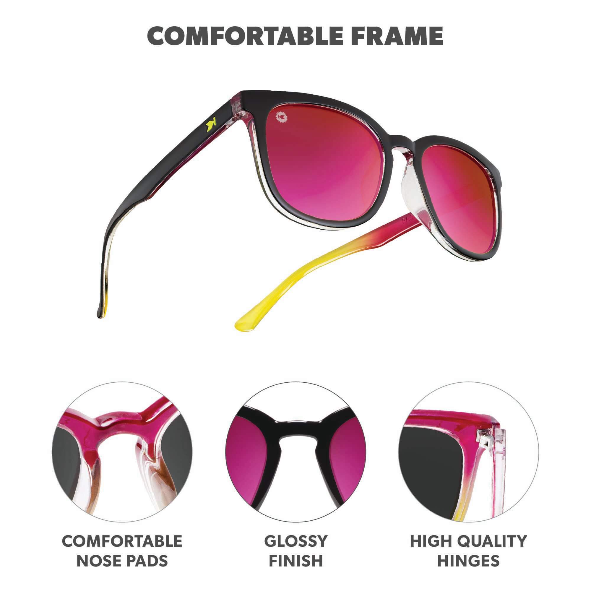 Midnight Snack Paso Robles Sunglasses, Frame Features