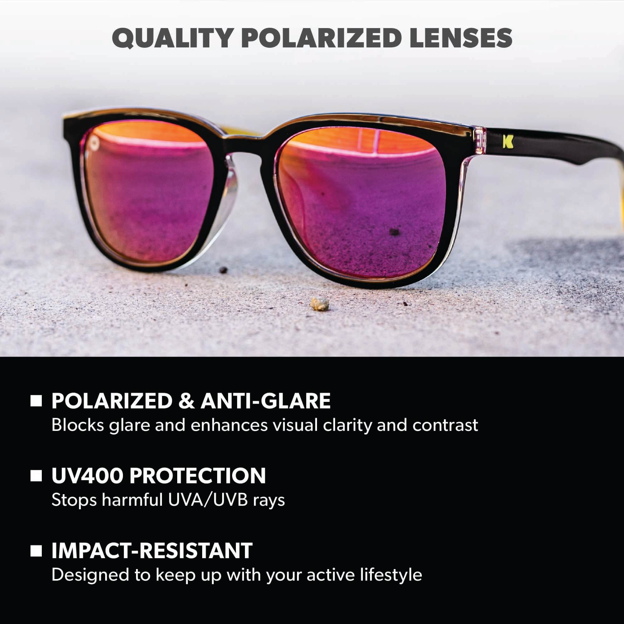 Midnight Snack Paso Robles Sunglasses, Lens Features