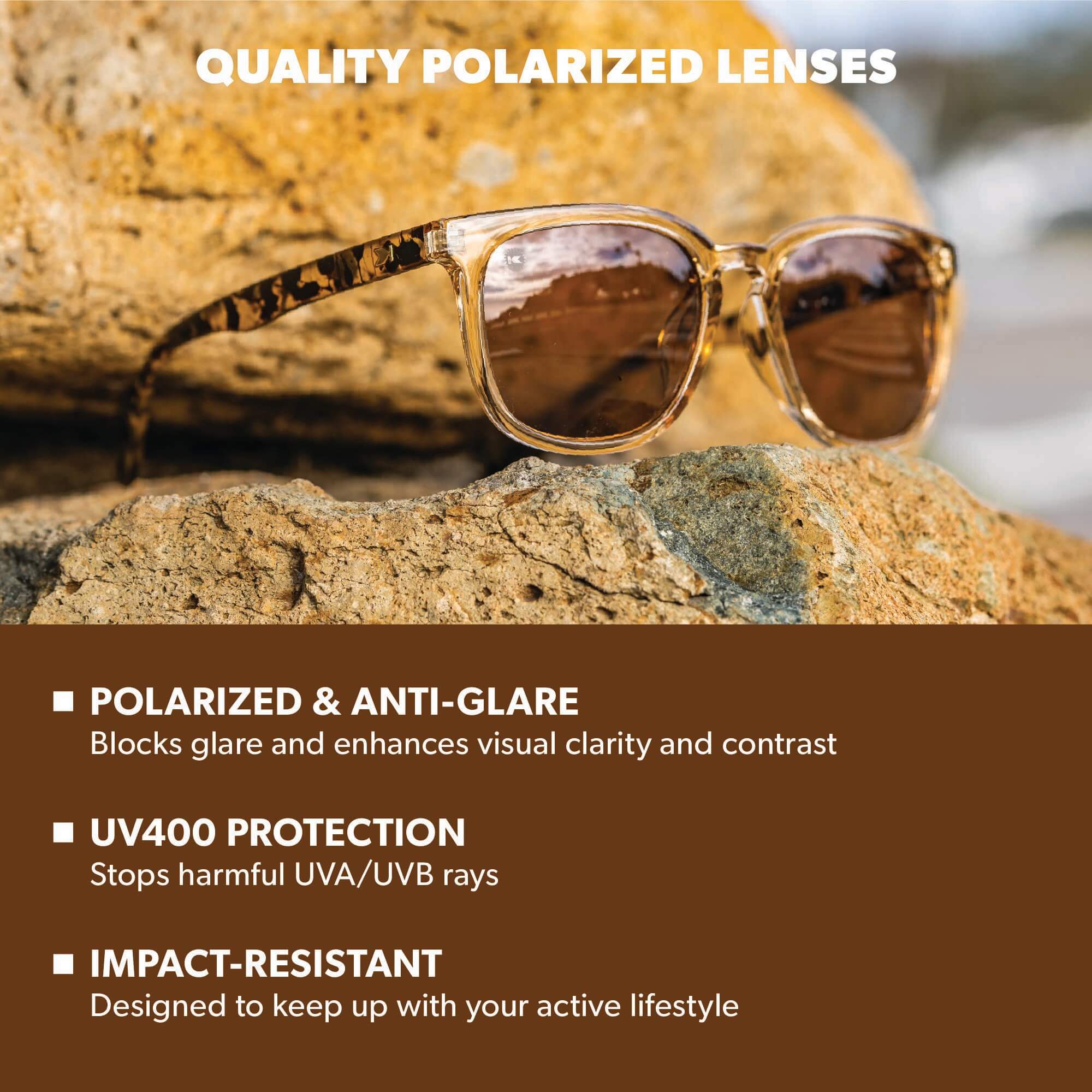 On The Rocks Paso Robles Sunglasses, Lens Features