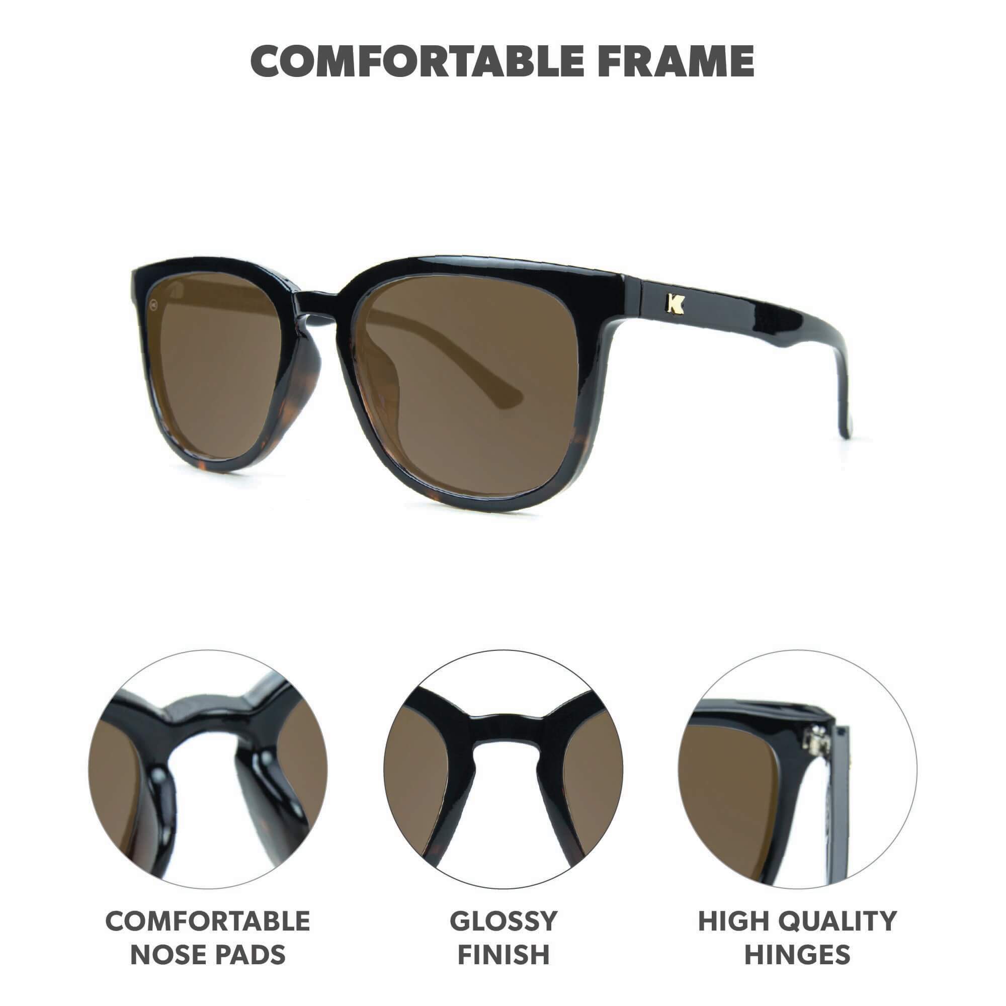 West End Paso Robles Sunglasses, Frame Features