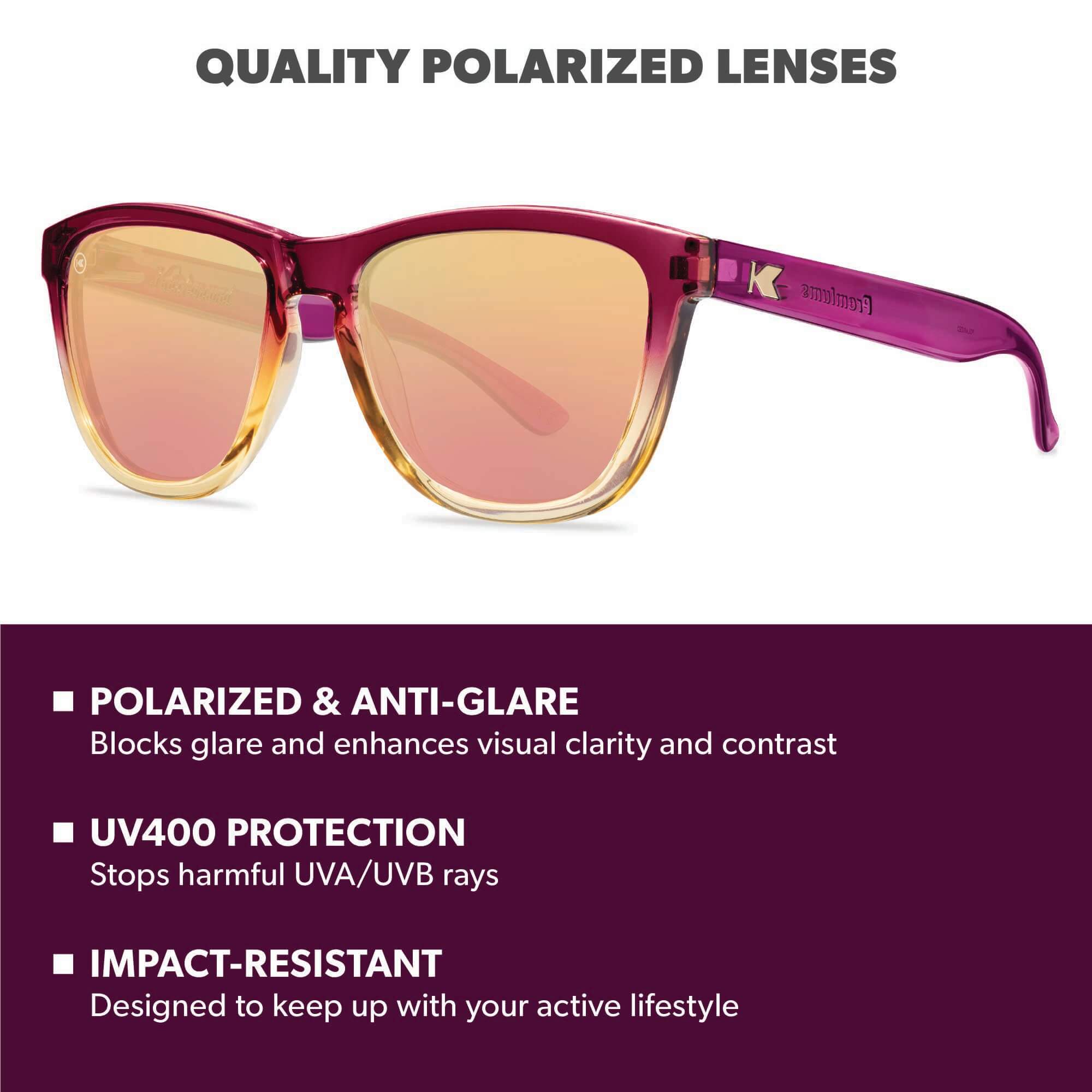 Hot Take Premiums Sunglasses, Lens Features