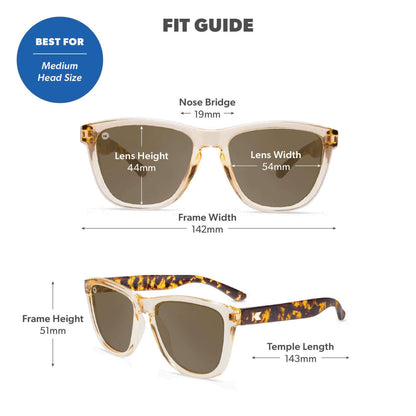 On The Rocks Premiums Sunglasses, Fit Guide