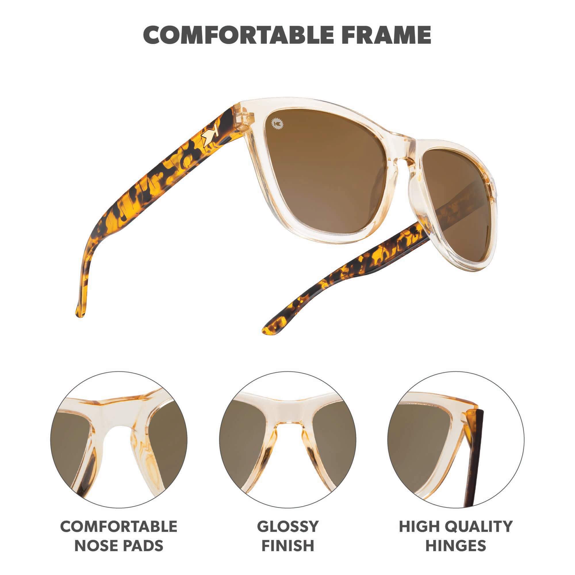 On The Rocks Premiums Sunglasses, Frame Features