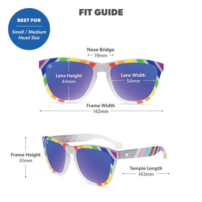 Pride Premiums Sunglasses, Fit Guide
