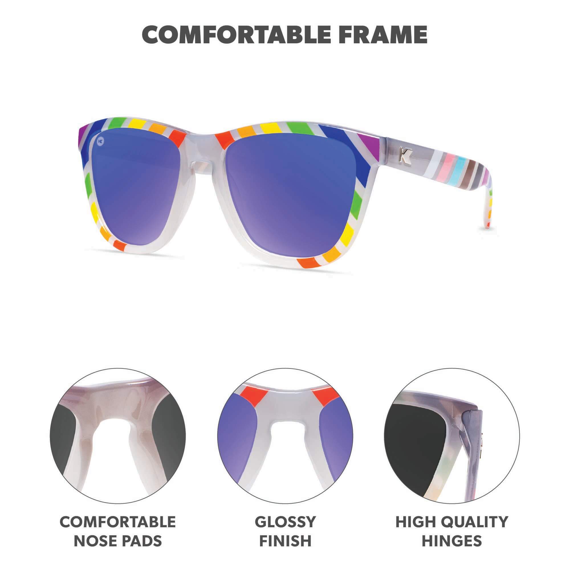 Pride Premiums Sunglasses, Frame Features