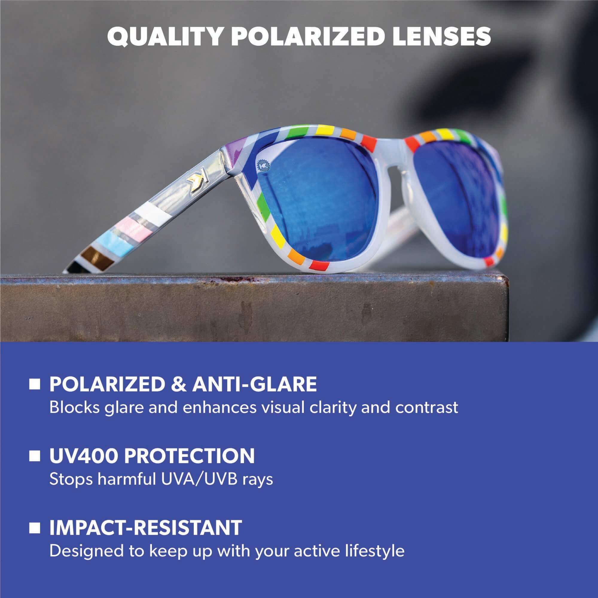 Pride Premiums Sunglasses, Lens Features