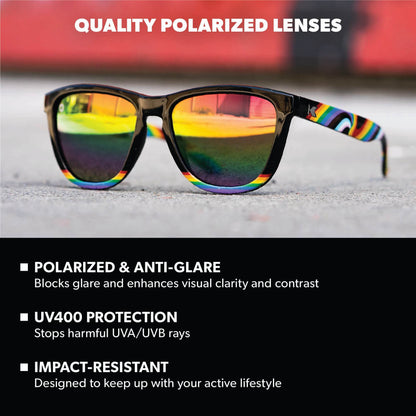 Rainbow on My Parade Premiums Sunglasses, Lens Features