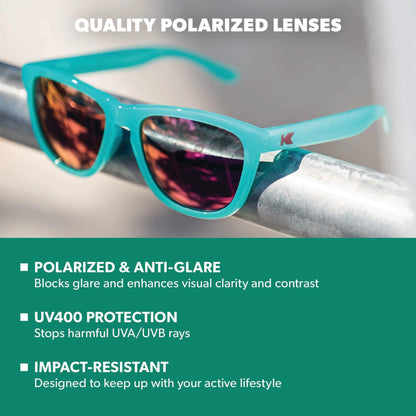Aquamarine / Fuchsia Premiums Sport Sunglasses, Lens Features