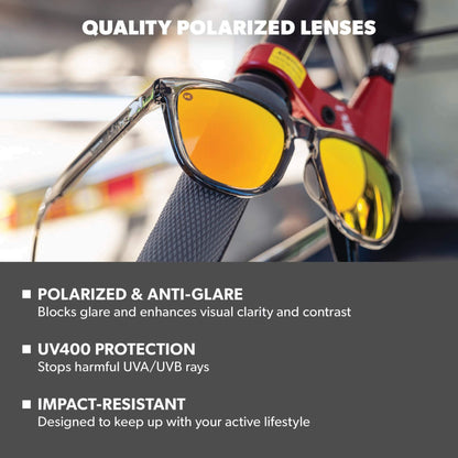 Clear Grey / Sunset Premiums Sport Sunglasses, Lens Features