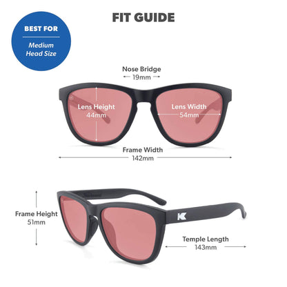 Fairway Premiums Sport Sunglasses, Fit Guide