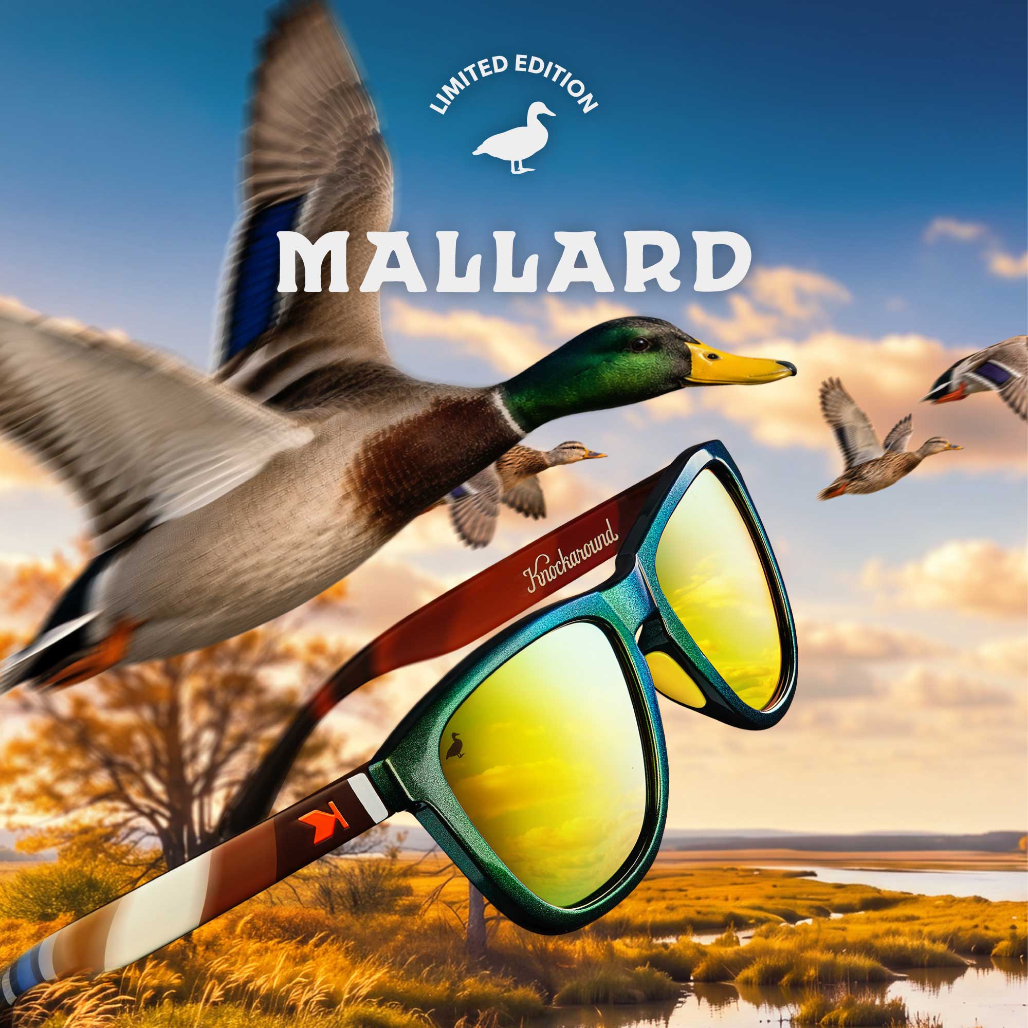 Featuring Limited Edition Mallard Premiums Sport Sunglasses,