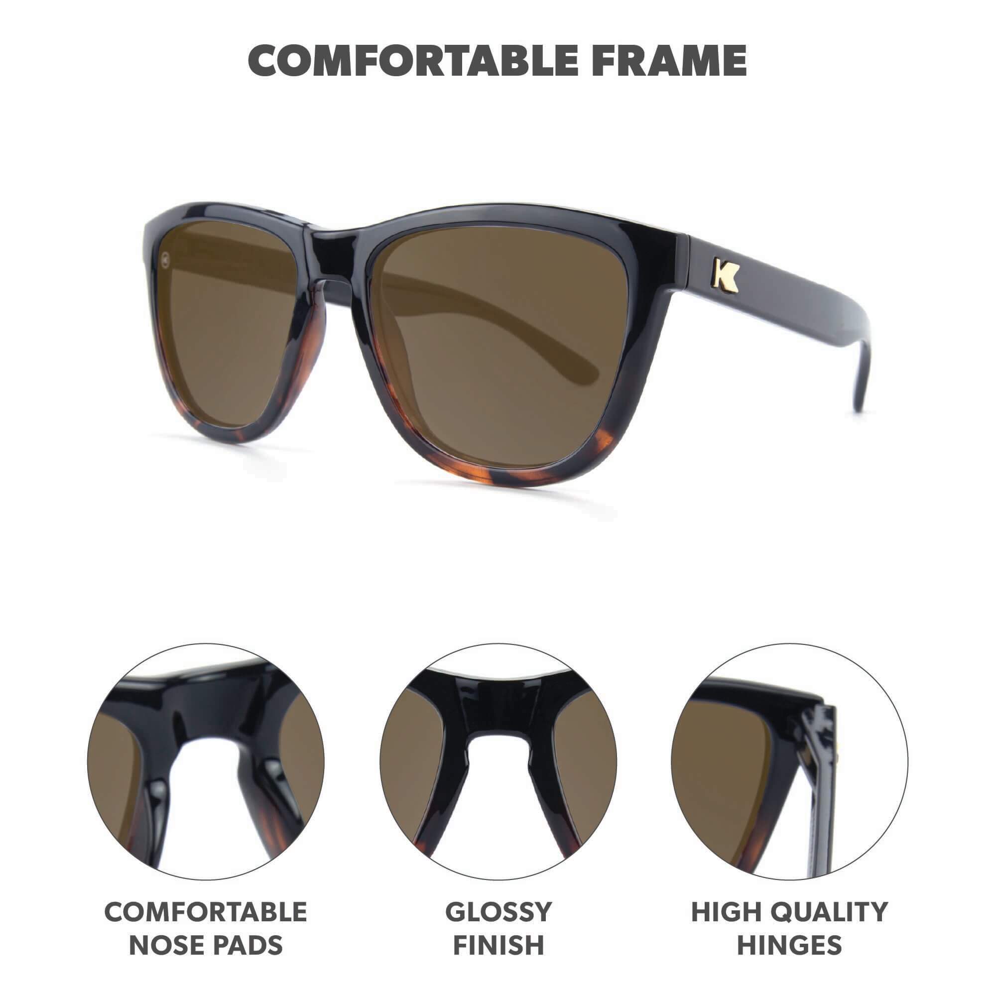 West End Premiums Sunglasses, Frame Features
