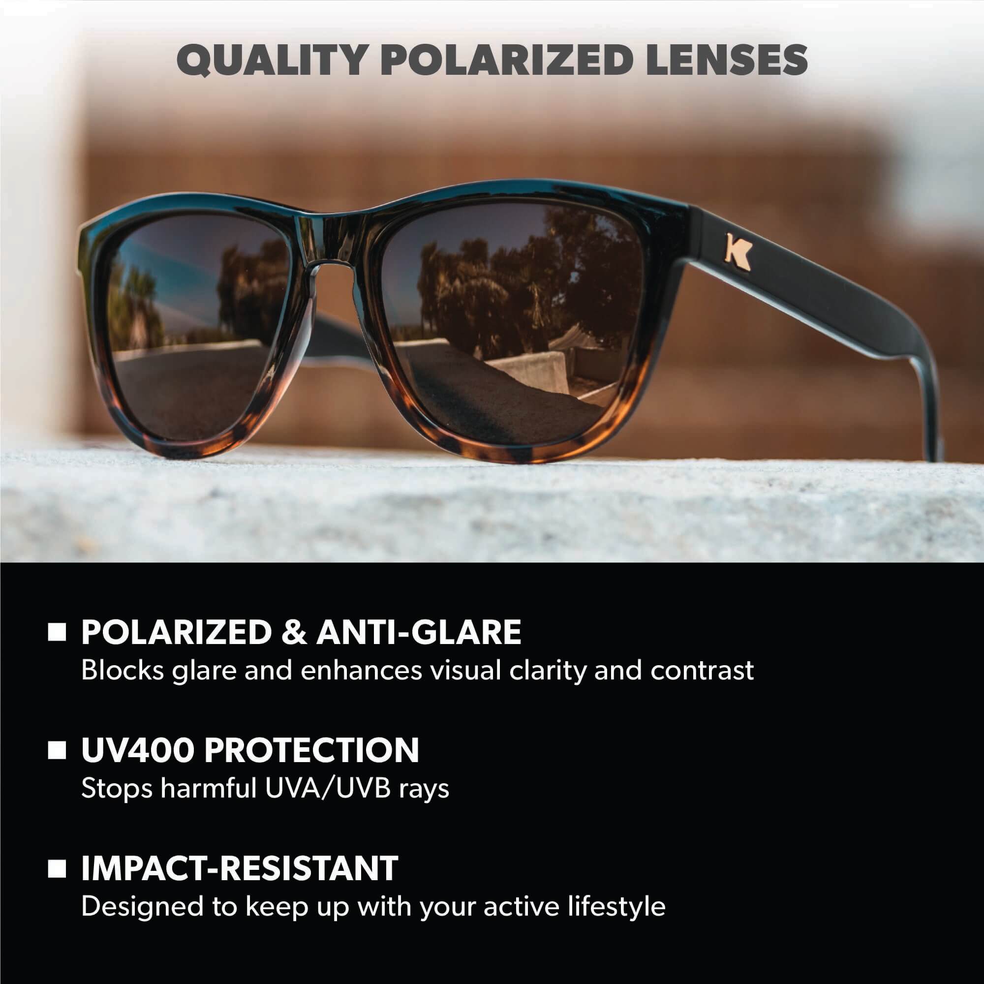 West End Premiums Sunglasses, Lens Features