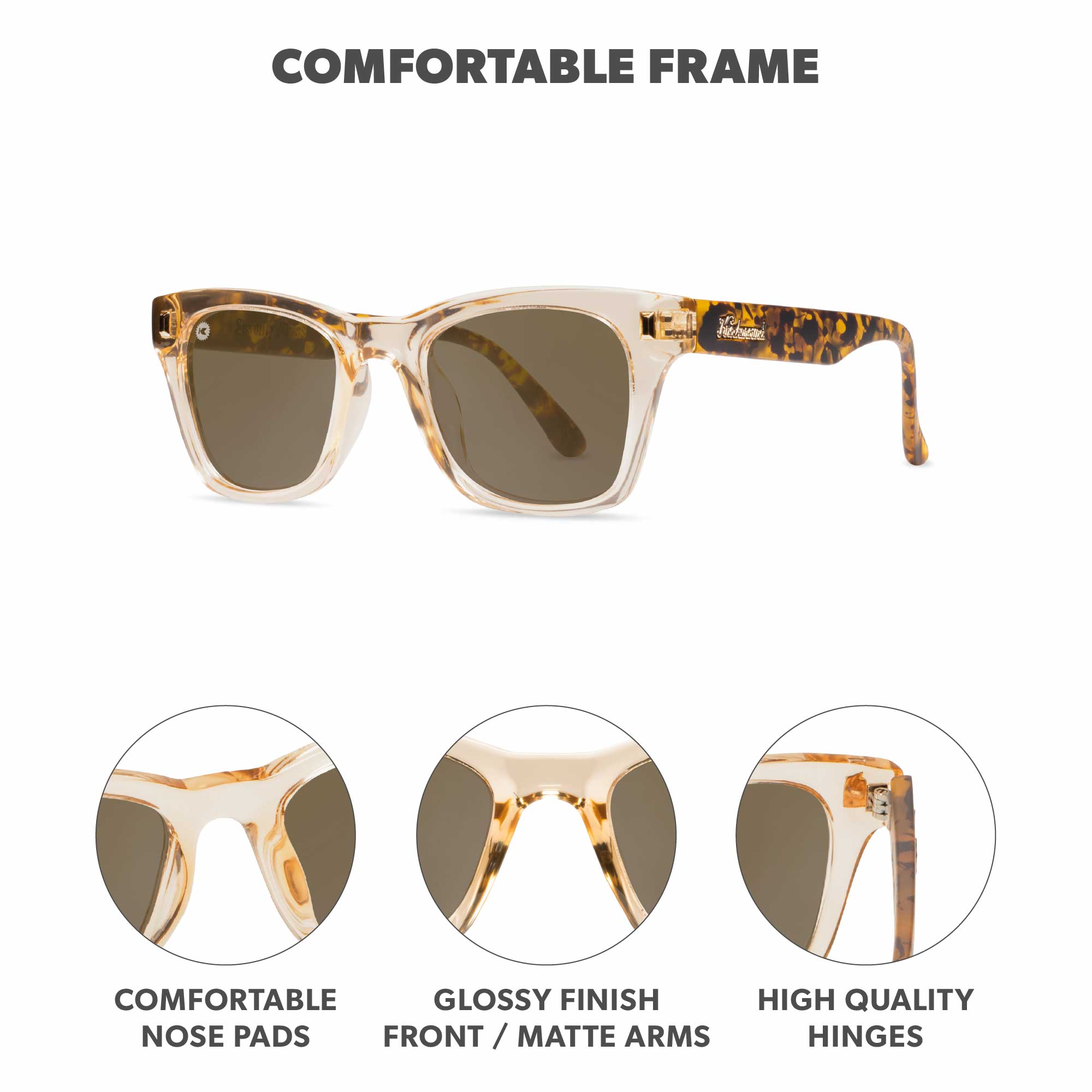 On The Rocks Seventy Nines Sunglasses, Frame Features