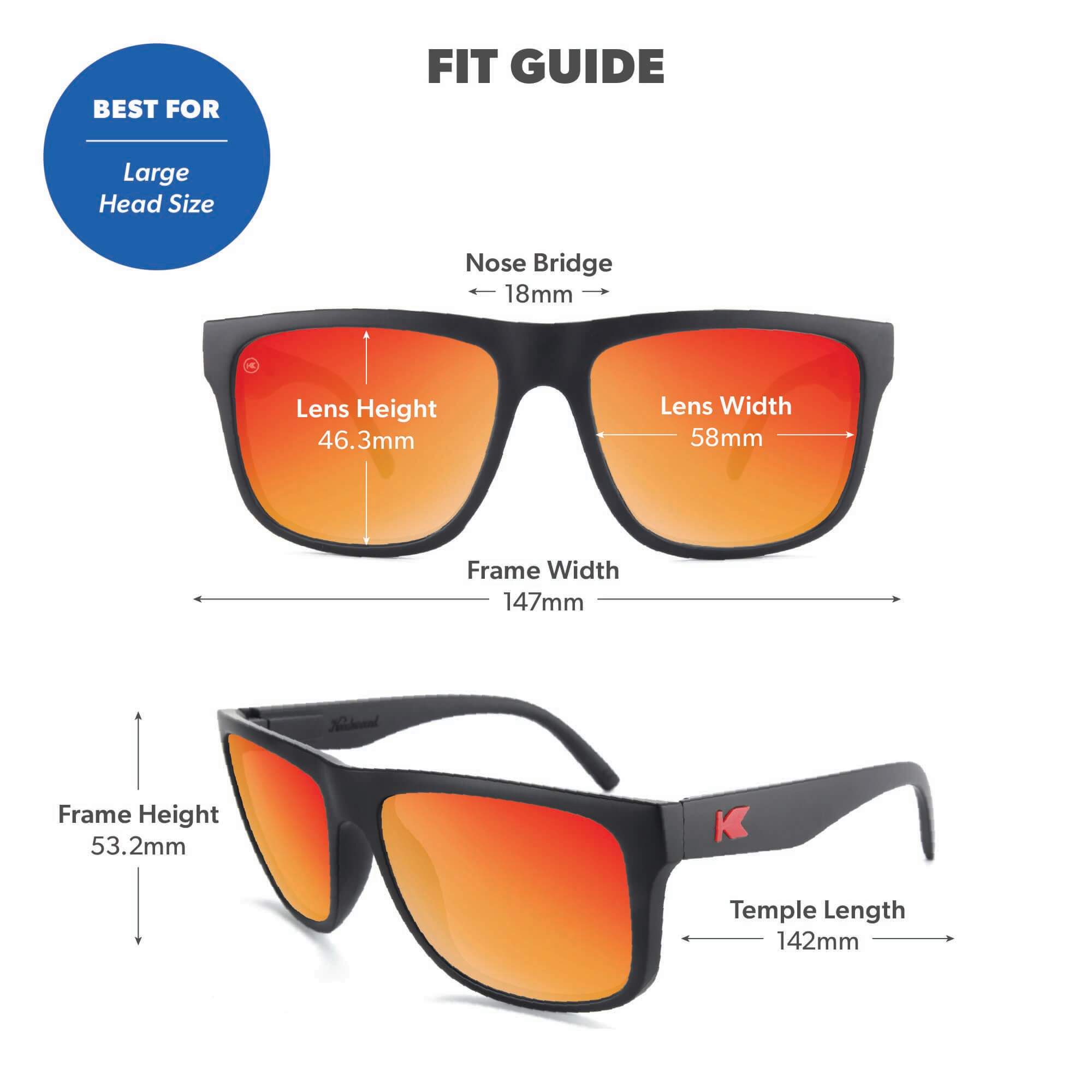 Torrey Pines Square Polarized Sunglasses for Men UV400 | Knockaround