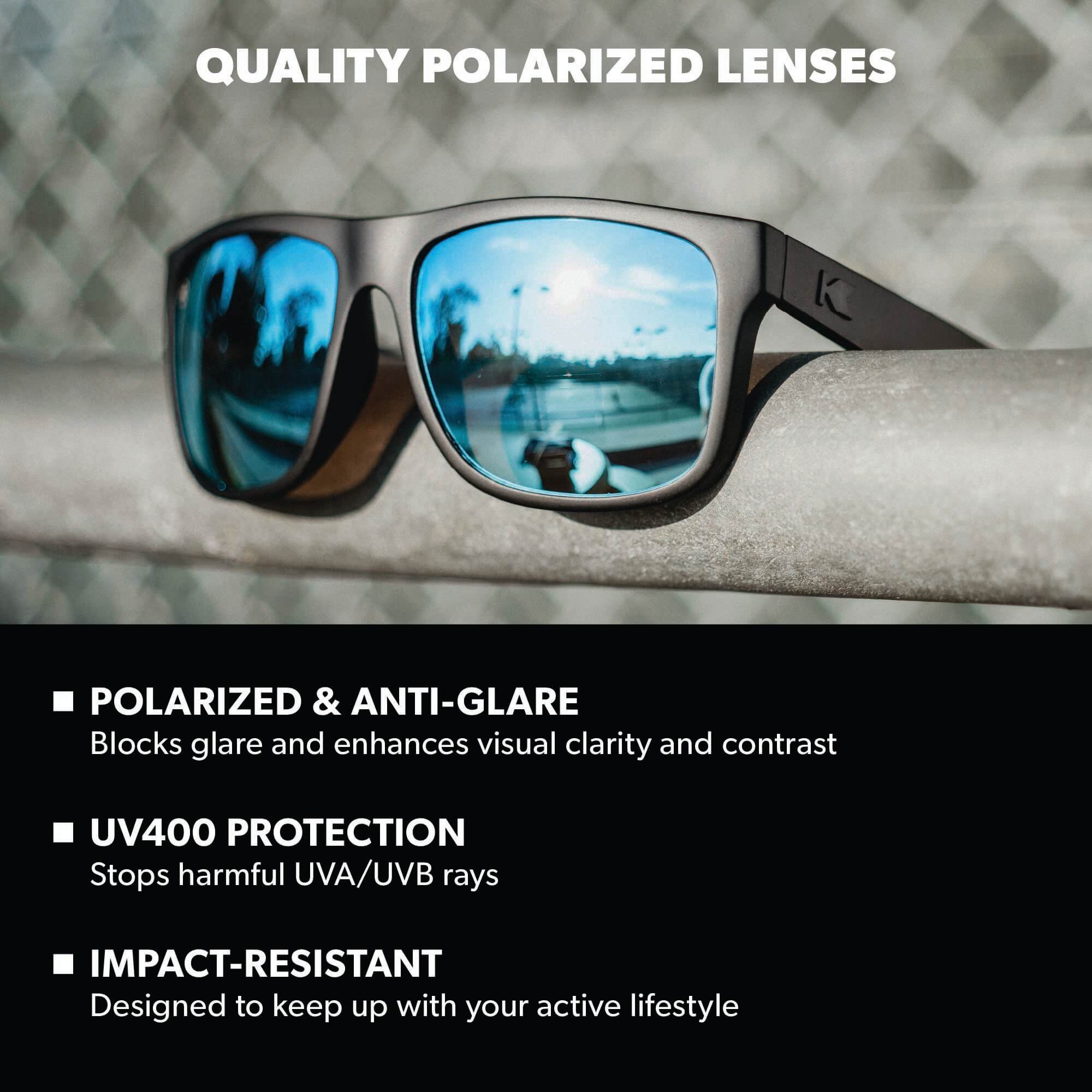 Torrey Pines Square Polarized Sunglasses for Men UV400 | Knockaround