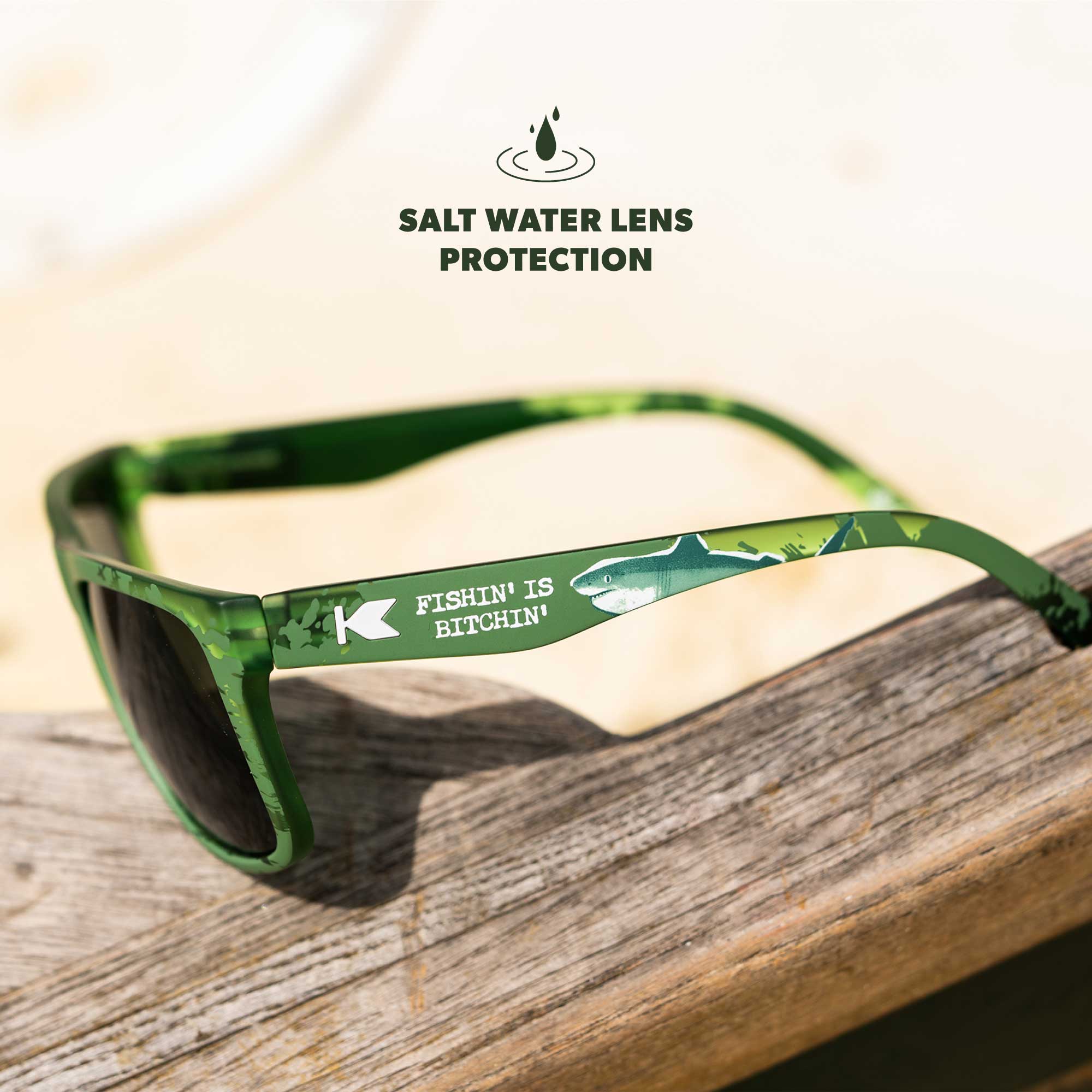 Dogfish Head Torrey Pines Sport Sunglasses, Saltwater Lens Protection