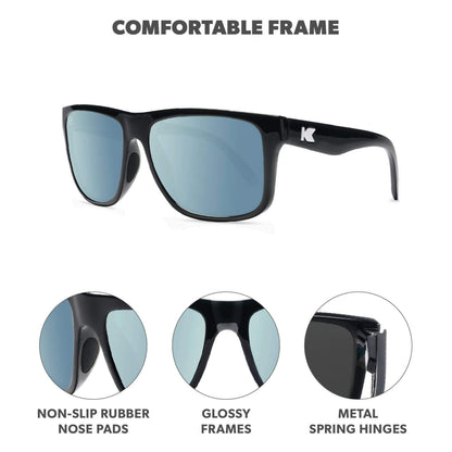 Jelly Black / Sky Blue Torrey Pines Sport Sunglasses, Frame Features