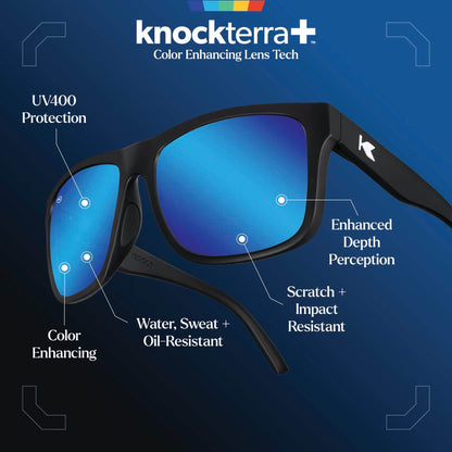 Moonshot Torrey Pines Sport Sunglasses, Knockterra+ Color Enhancing Lens Tech