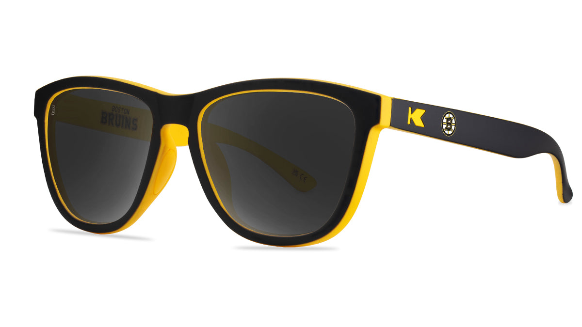 Knockaround Boston Bruins Sunglasses, Threequarter