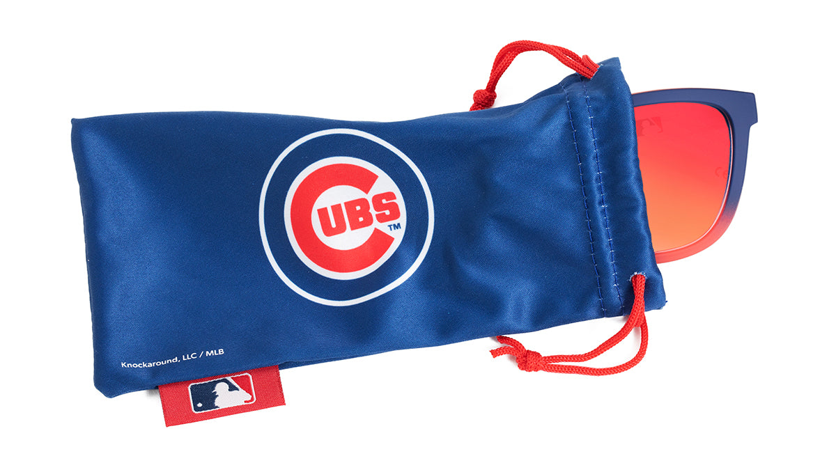 Knockaround and Chicago Cubs Sport Sunglasses, Pouch