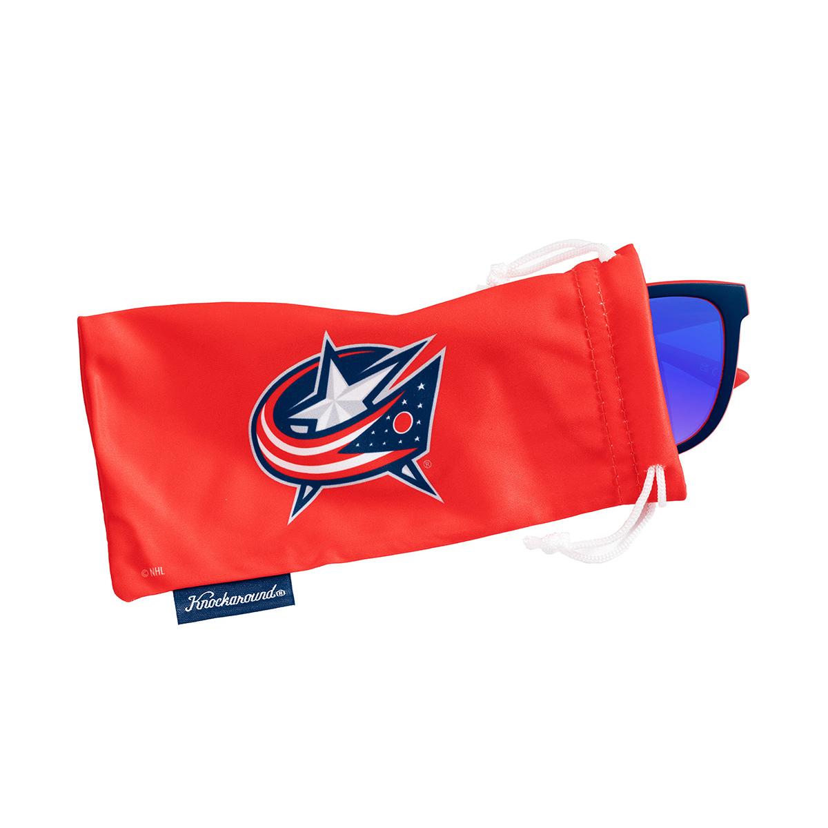 カナダ・クラシックオーナメント (シルバープルーフ) 凹面鏡変形 Columbus Blue Jackets Sunglasses - Knockaround.com